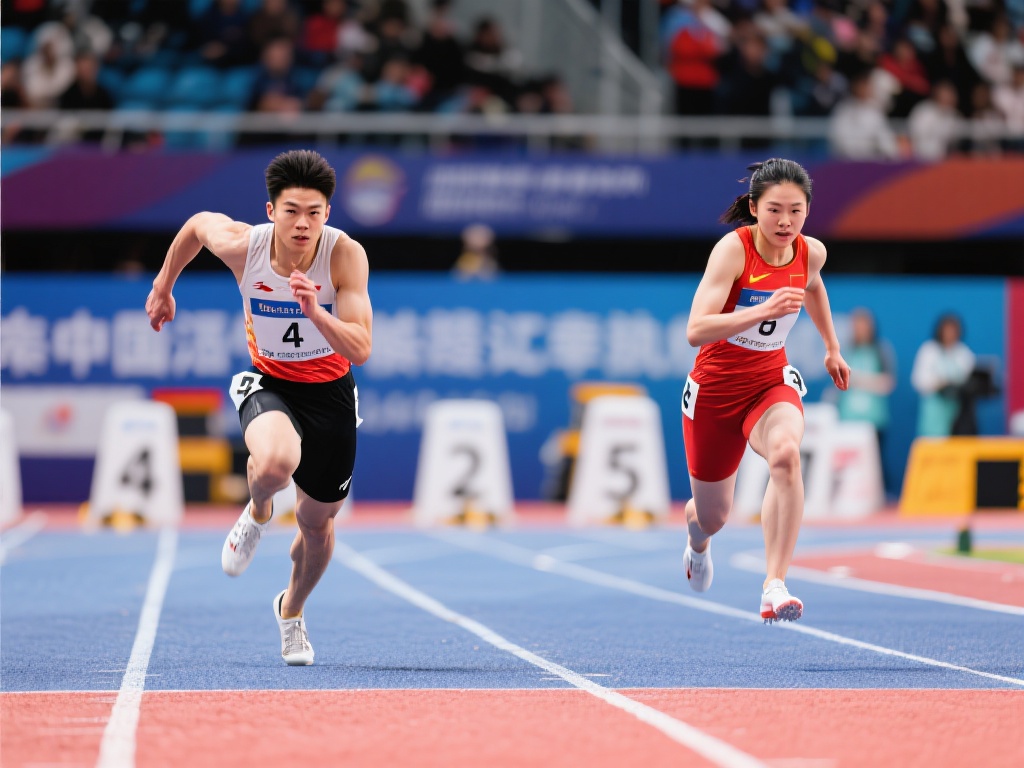 在这场激烈的比赛中，徐卓一与刘俊茜作为强